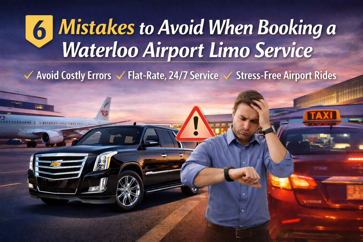 6 Mistakes to Avoid When Booking a Waterloo Airport Limo Service