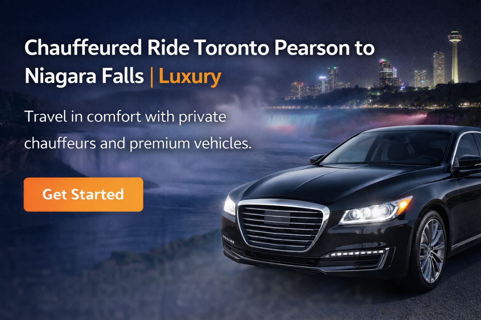Booking a Chauffeured Ride from Toronto Pearson to Niagara Falls