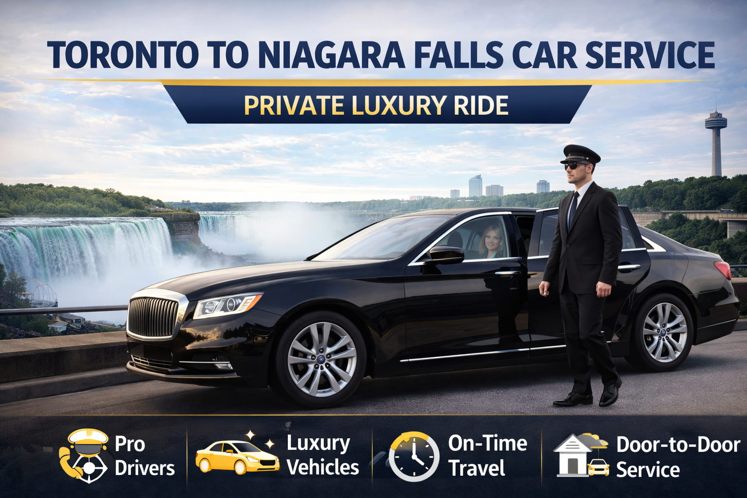 Toronto to Niagara Falls Car Service with Professional Drivers