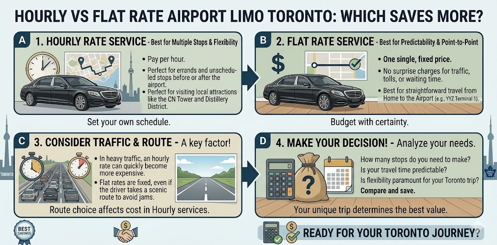 Hourly vs Flat Rate Airport Limo Toronto