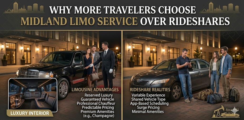 Why More Travelers Choose Midland Limo Service Over Rideshares